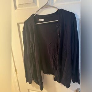 Croft & Barrow navy cardigan